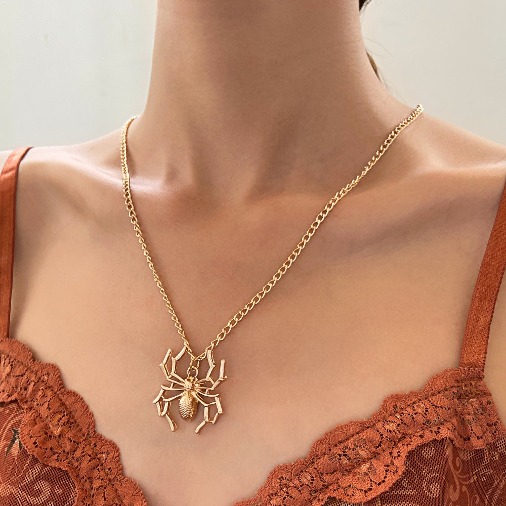 Wholesale Gothic Dark Necklace Distinctive Long  Clavicle Chain  Woolen Chain